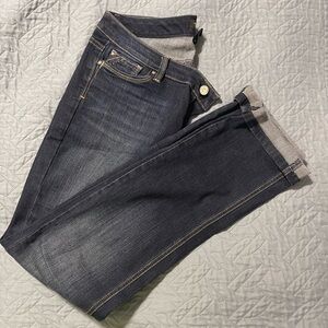 White House black market dark wash jeans